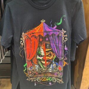 Scary Clown Carnival Horror Event T-shirt - Black Graphic Tee 2026